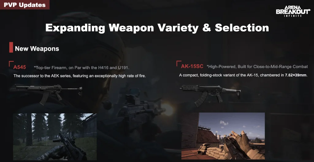 New Weapons