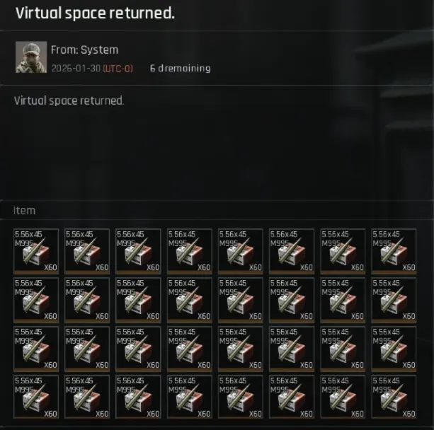 Ammo Mail Trick
