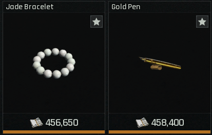 Golden Pens and Jade Bracelets