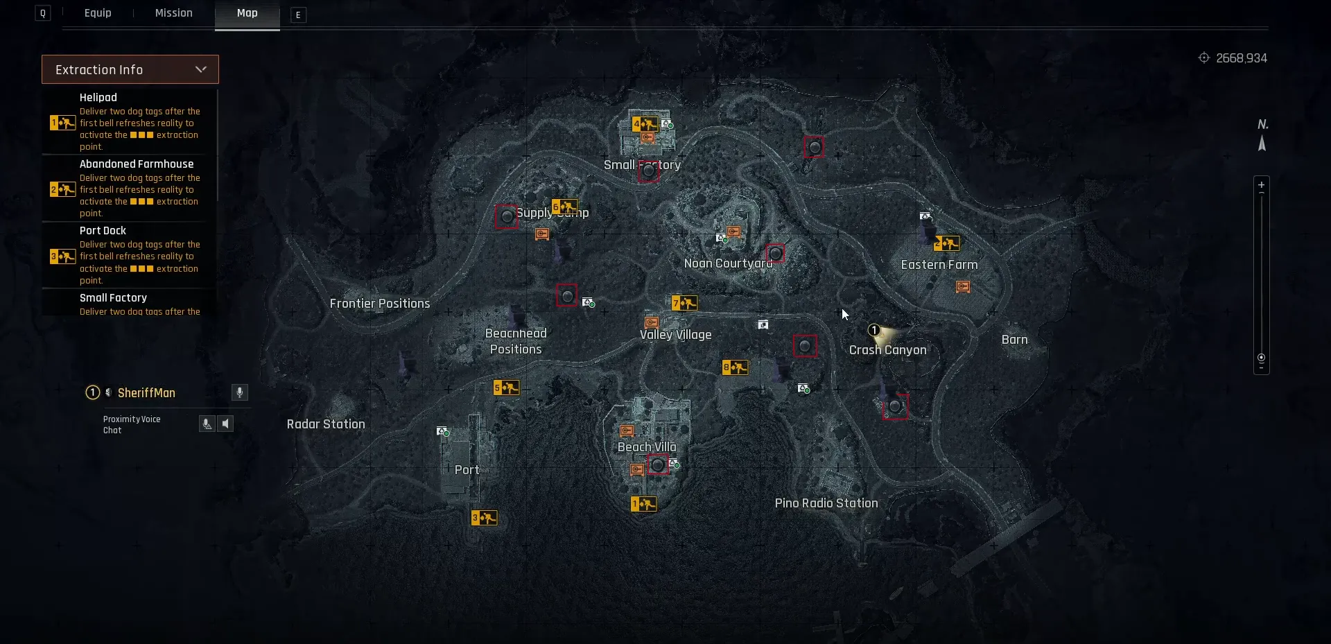 Distortion Valley Altar Locations Map
