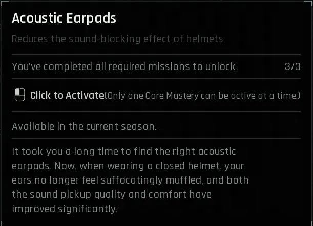 Mastery Acoustic Earpads