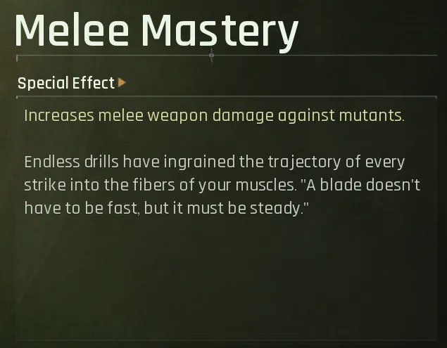 Melee Mastery