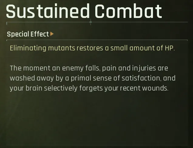 Sustained Combat