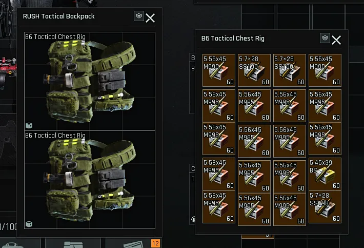 Organized Premium Ammunition Stacks
