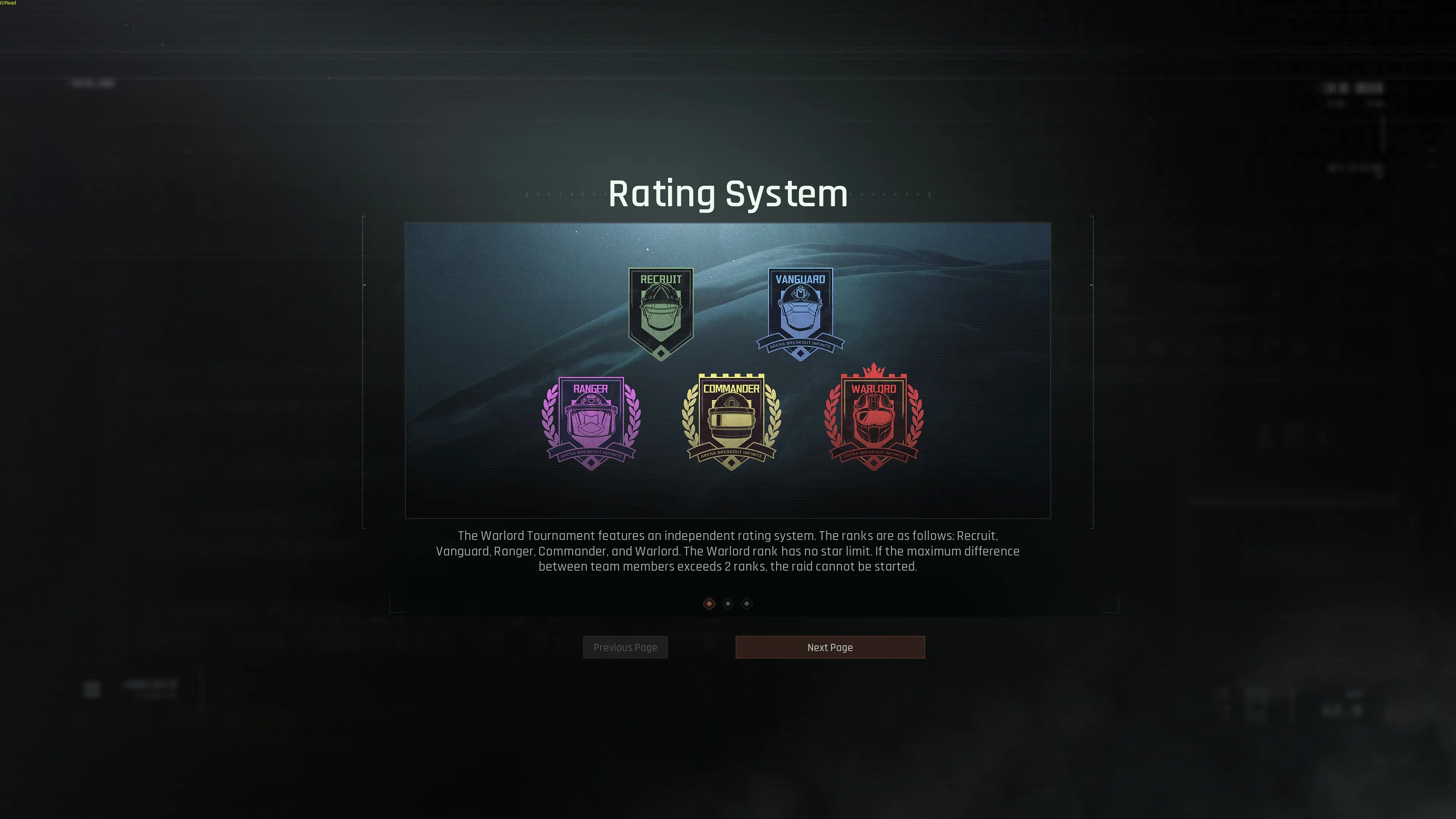 Rating System